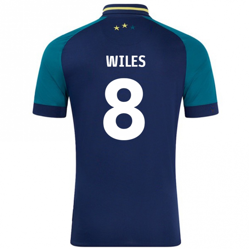 Vaikiškas Ben Wiles #8 Navy Tamsiai Žalia Išvykos Marškinėliai 2024/25 T-Shirt