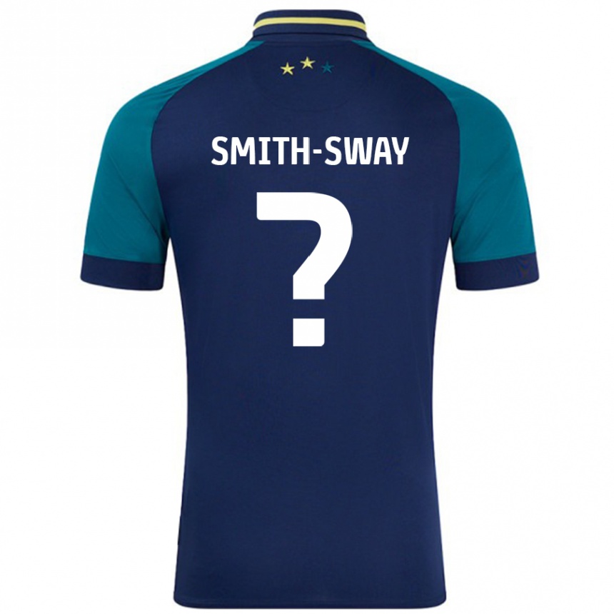 Vaikiškas Jay Smith-Sway #0 Navy Tamsiai Žalia Išvykos Marškinėliai 2024/25 T-Shirt