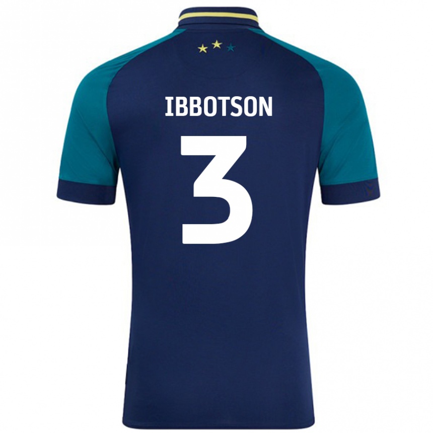 Vaikiškas Beth Ibbotson #3 Navy Tamsiai Žalia Išvykos Marškinėliai 2024/25 T-Shirt