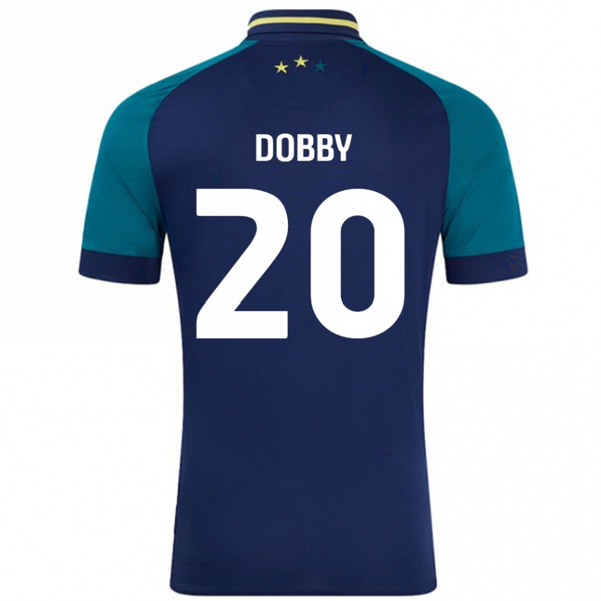 Vaikiškas Sarah Dobby #20 Navy Tamsiai Žalia Išvykos Marškinėliai 2024/25 T-Shirt