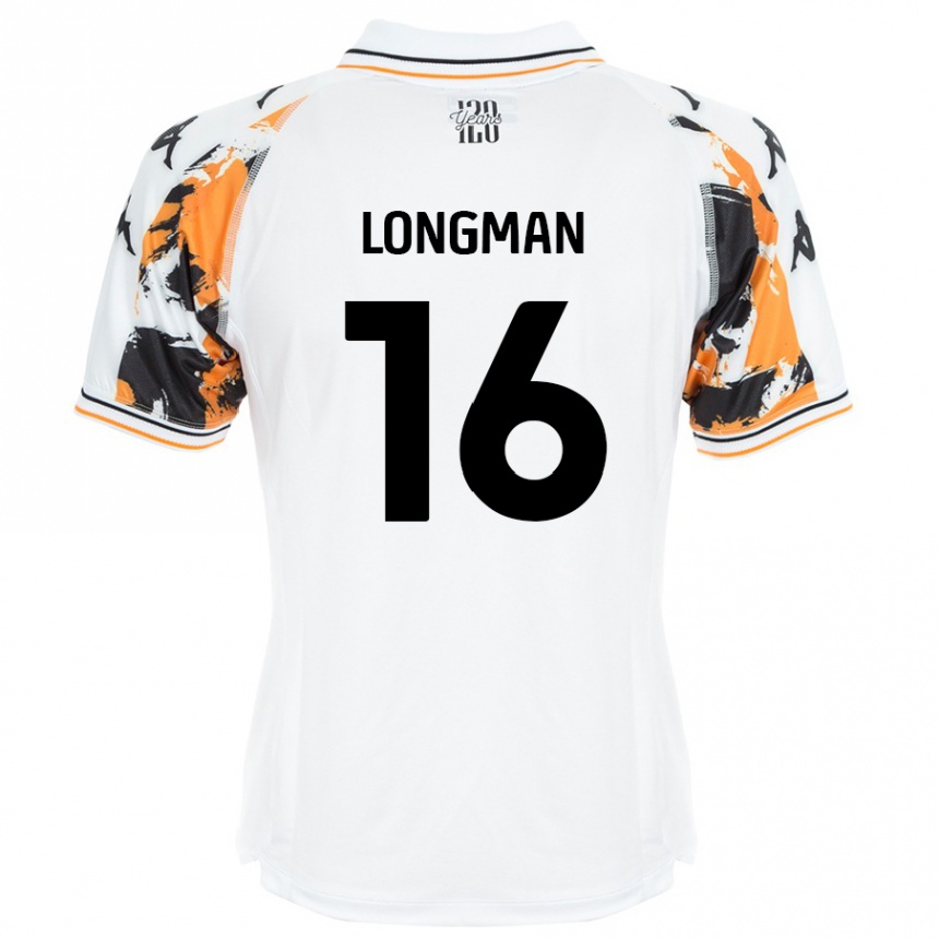 Vaikiškas Ryan Longman #16 Baltas Išvykos Marškinėliai 2024/25 T-Shirt