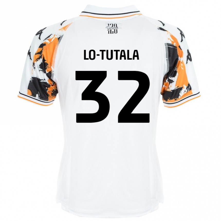 Vaikiškas Thimothée Lo-Tutala #32 Baltas Išvykos Marškinėliai 2024/25 T-Shirt