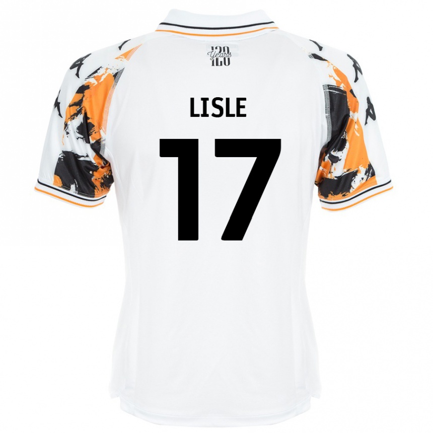 Vaikiškas Mary Lisle #17 Baltas Išvykos Marškinėliai 2024/25 T-Shirt