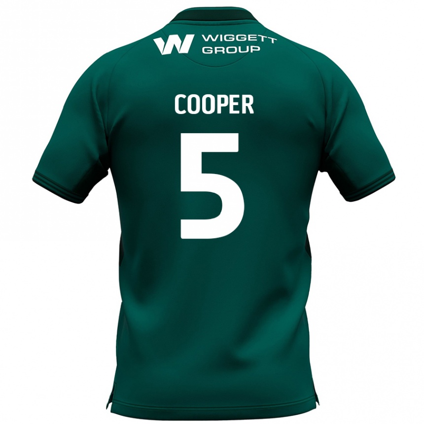 Vaikiškas Jake Cooper #5 Žalia Išvykos Marškinėliai 2024/25 T-Shirt