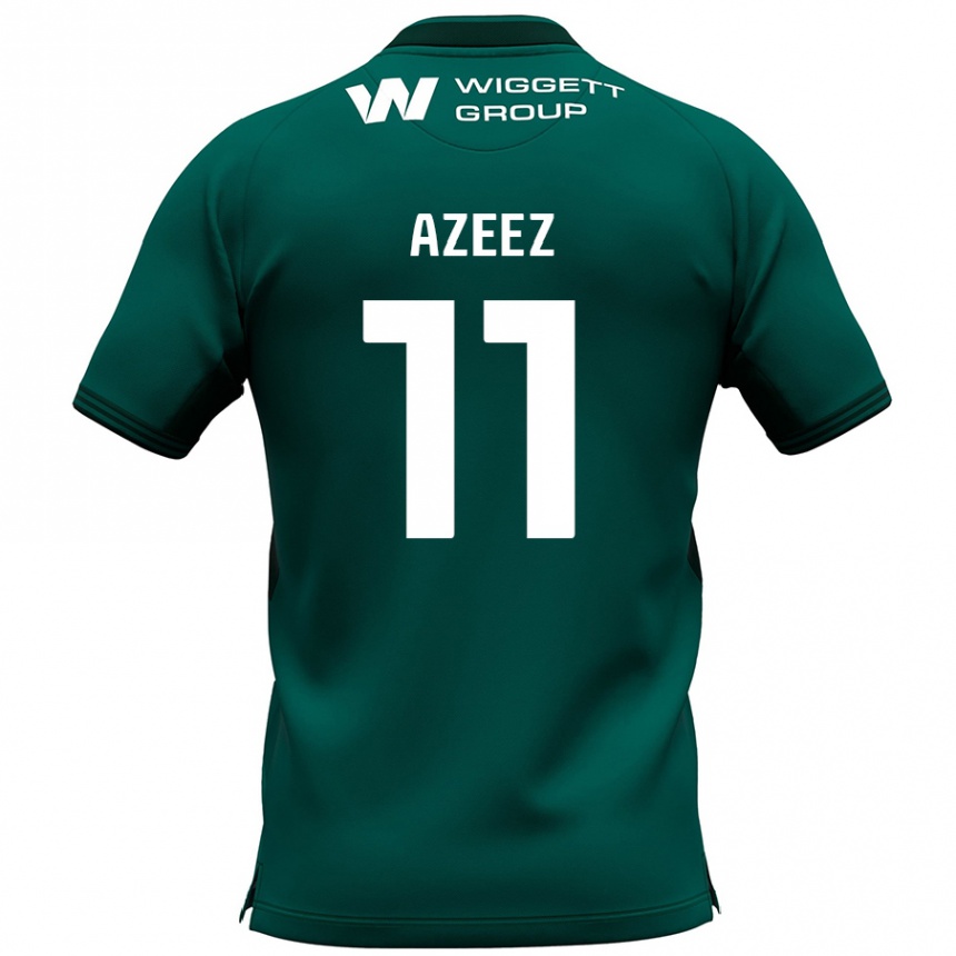 Vaikiškas Femi Azeez #11 Žalia Išvykos Marškinėliai 2024/25 T-Shirt