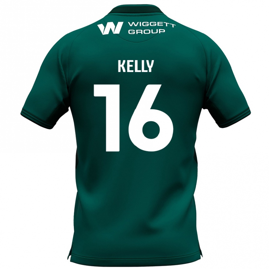 Vaikiškas Daniel Kelly #16 Žalia Išvykos Marškinėliai 2024/25 T-Shirt