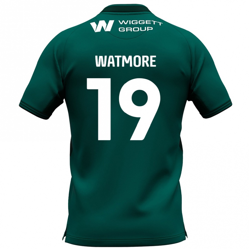 Vaikiškas Duncan Watmore #19 Žalia Išvykos Marškinėliai 2024/25 T-Shirt