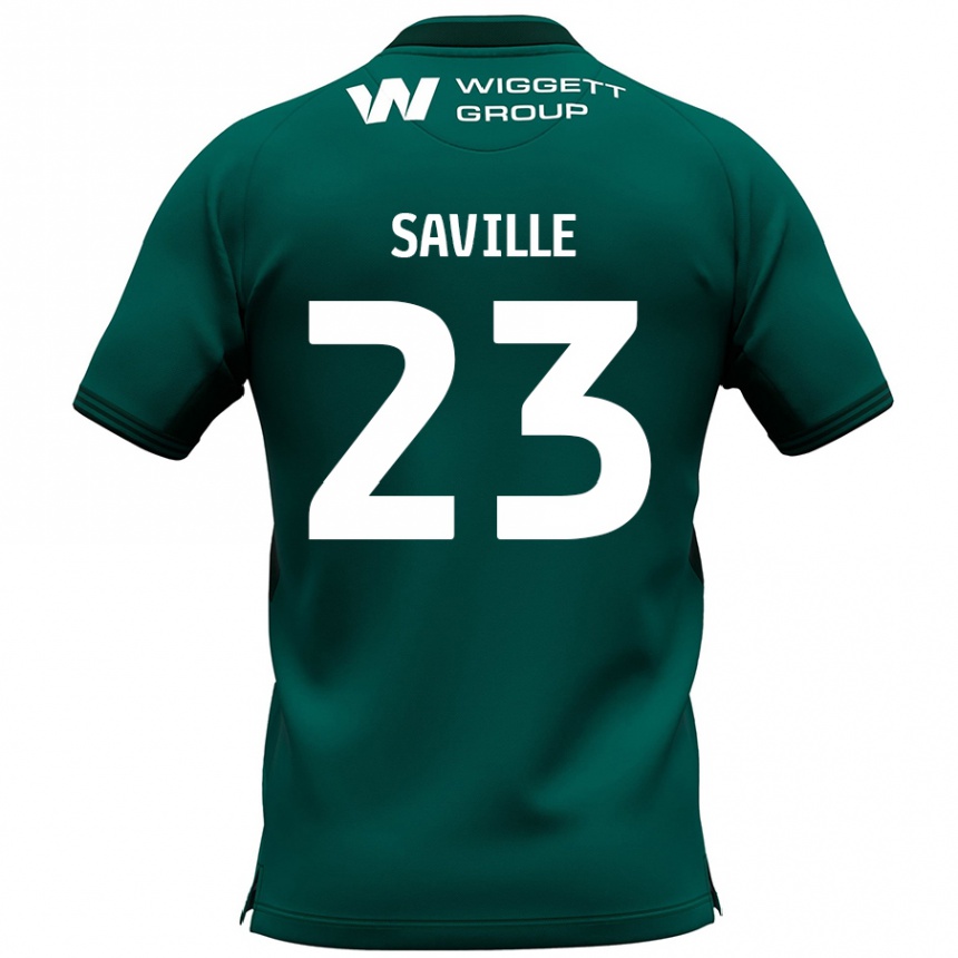 Vaikiškas George Saville #23 Žalia Išvykos Marškinėliai 2024/25 T-Shirt