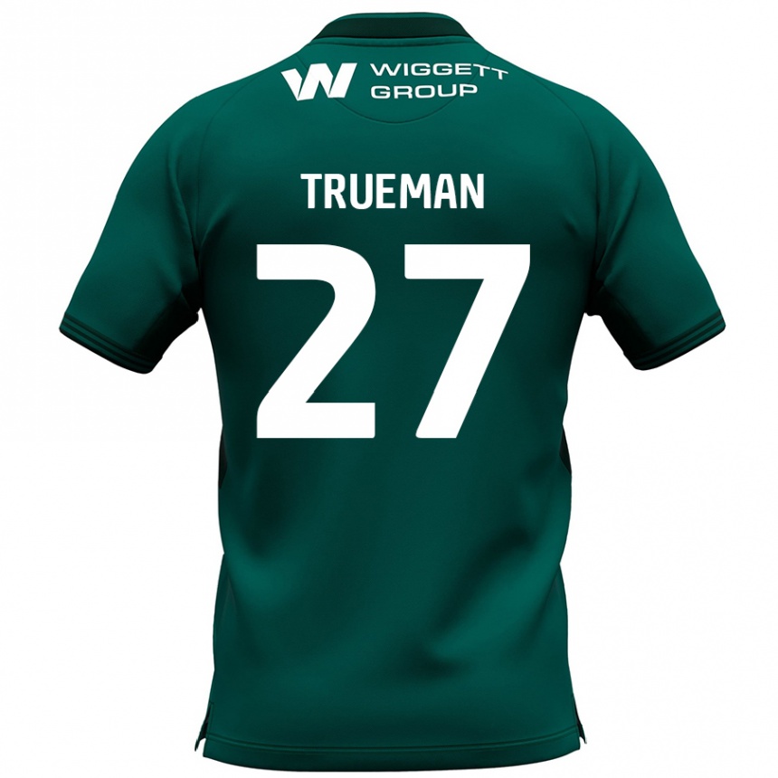 Vaikiškas Connal Trueman #27 Žalia Išvykos Marškinėliai 2024/25 T-Shirt