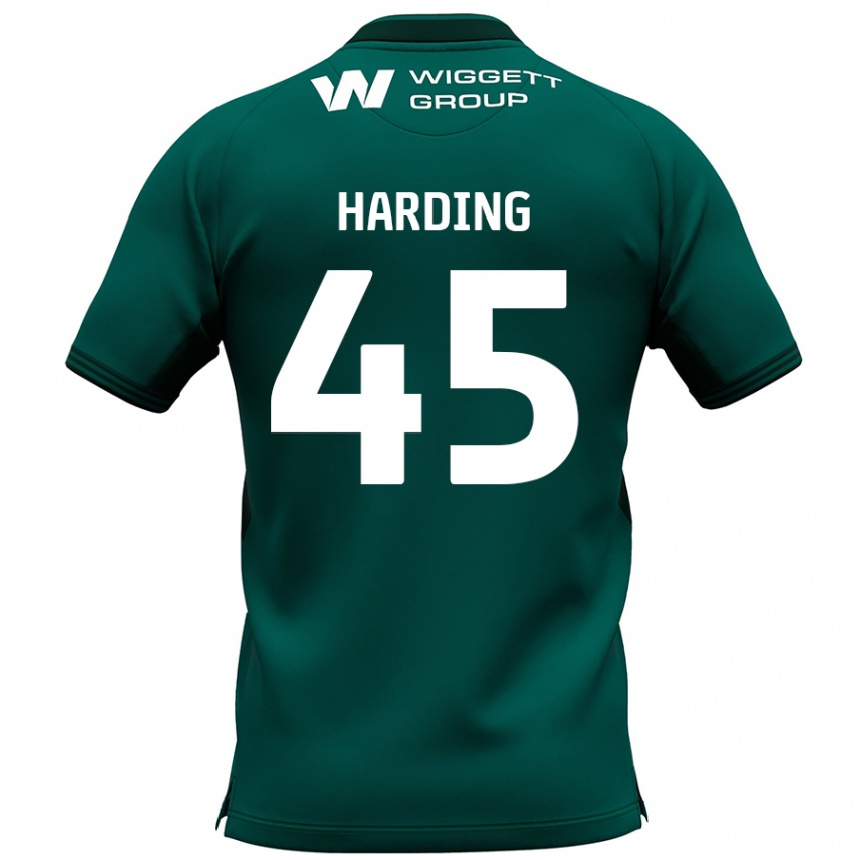 Vaikiškas Wes Harding #45 Žalia Išvykos Marškinėliai 2024/25 T-Shirt