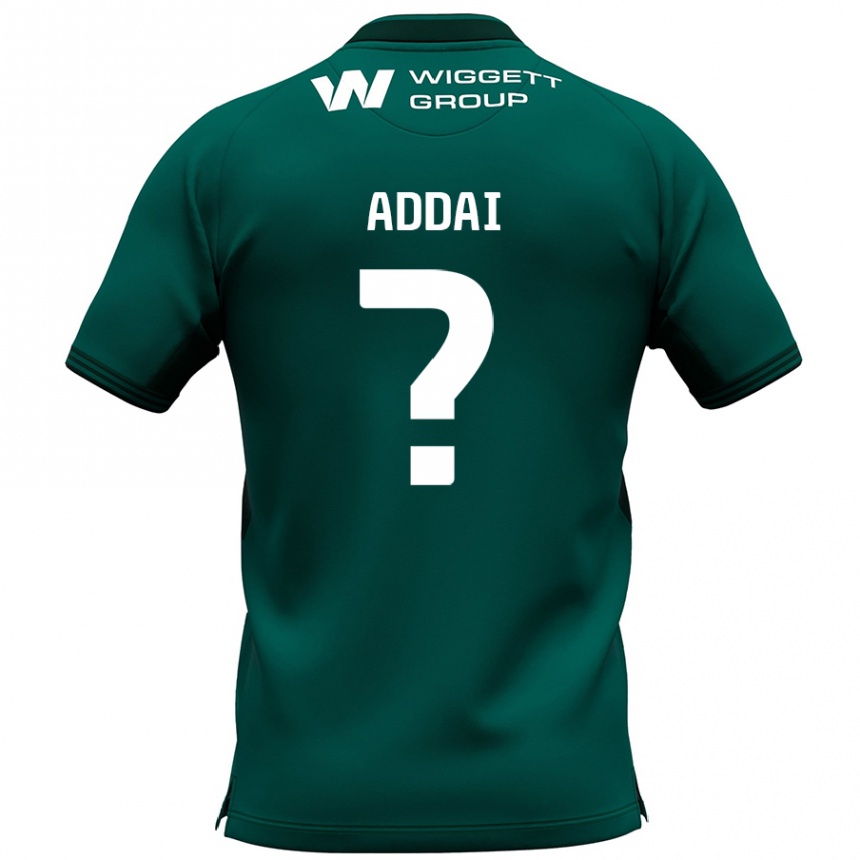 Vaikiškas Dillon Addai #0 Žalia Išvykos Marškinėliai 2024/25 T-Shirt