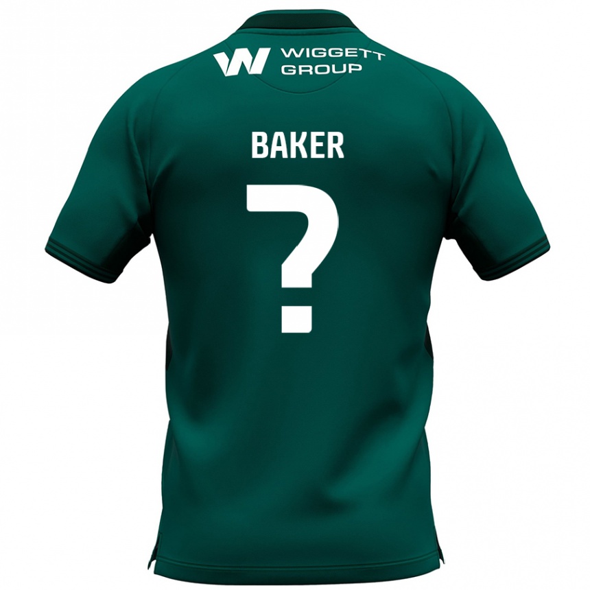 Vaikiškas Frankie Baker #0 Žalia Išvykos Marškinėliai 2024/25 T-Shirt