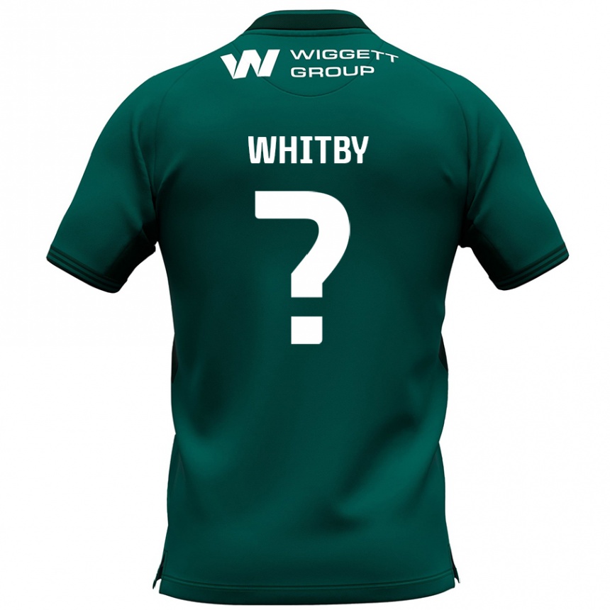 Vaikiškas Oliver Whitby #0 Žalia Išvykos Marškinėliai 2024/25 T-Shirt