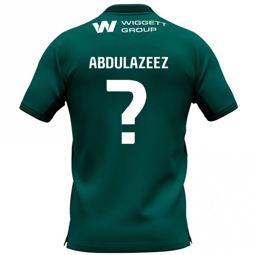 Vaikiškas Abdulahi Abdulazeez #0 Žalia Išvykos Marškinėliai 2024/25 T-Shirt