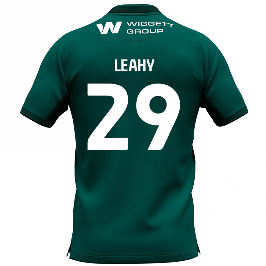 Vaikiškas Tom Leahy #29 Žalia Išvykos Marškinėliai 2024/25 T-Shirt