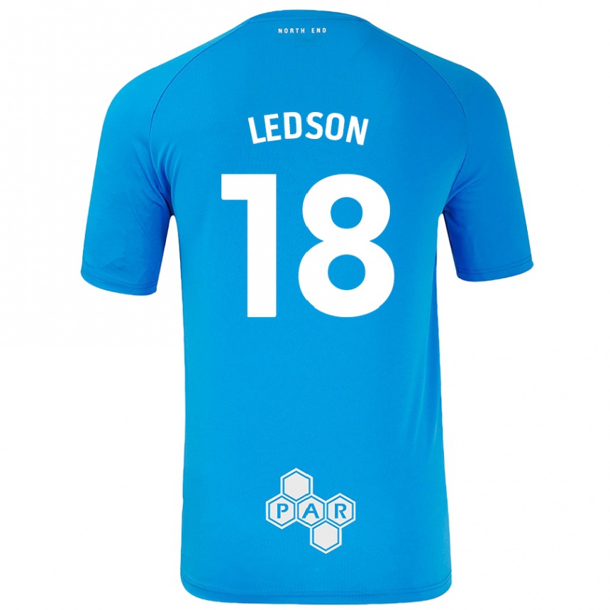 Vaikiškas Ryan Ledson #18 Dangaus Mėlyna Išvykos Marškinėliai 2024/25 T-Shirt