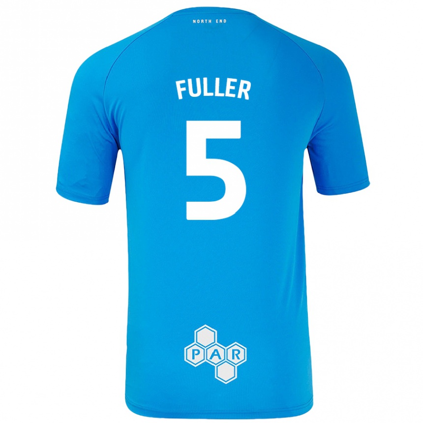 Vaikiškas Olivia Fuller #5 Dangaus Mėlyna Išvykos Marškinėliai 2024/25 T-Shirt