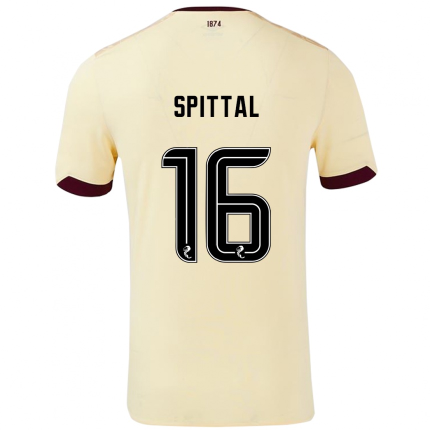 Vaikiškas Blair Spittal #16 Kreminė Bordo Išvykos Marškinėliai 2024/25 T-Shirt