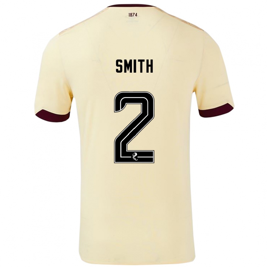 Vaikiškas Lucas Smith #2 Kreminė Bordo Išvykos Marškinėliai 2024/25 T-Shirt