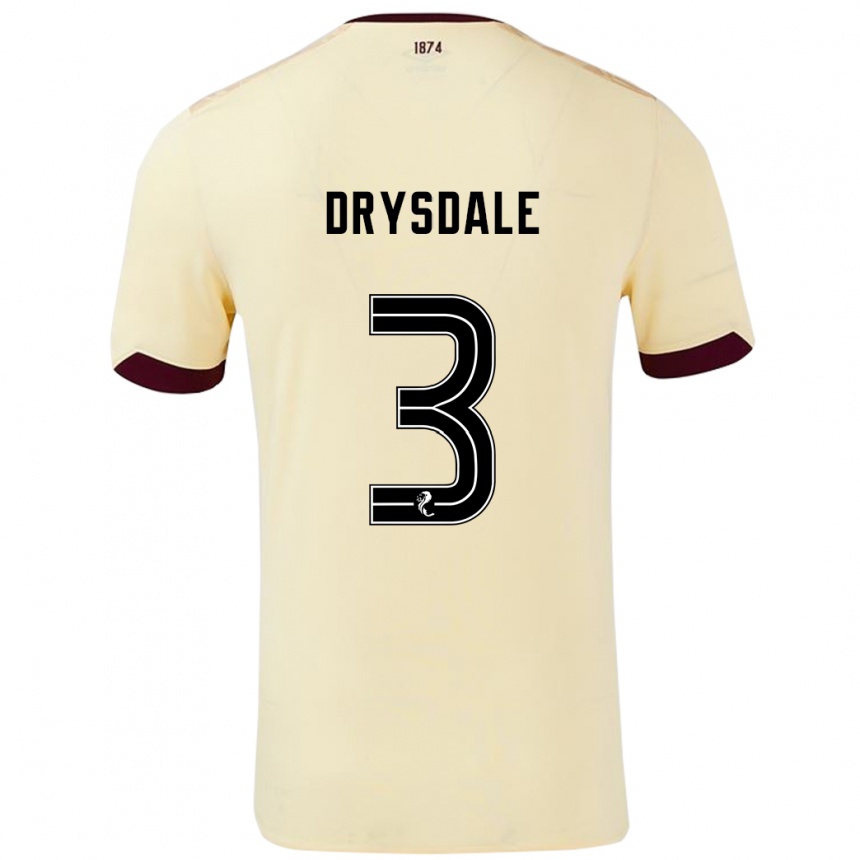 Vaikiškas Ethan Drysdale #3 Kreminė Bordo Išvykos Marškinėliai 2024/25 T-Shirt