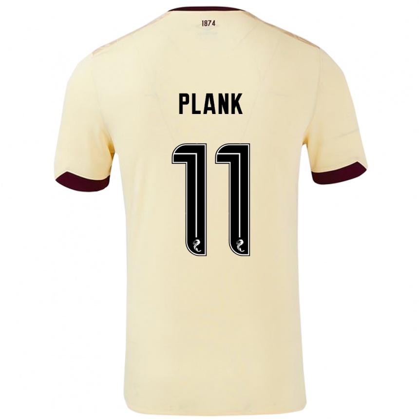 Vaikiškas Dom Plank #11 Kreminė Bordo Išvykos Marškinėliai 2024/25 T-Shirt