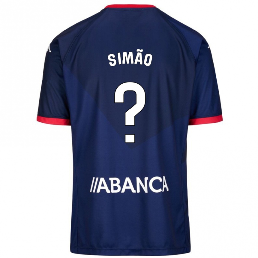 Vaikiškas Iano Simão #2 Tamsiai Mėlyna Išvykos Marškinėliai 2024/25 T-Shirt