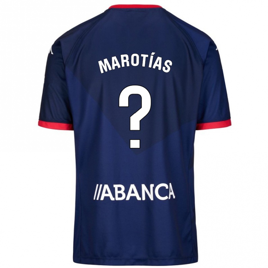 Vaikiškas Oscar Marotías #15 Tamsiai Mėlyna Išvykos Marškinėliai 2024/25 T-Shirt