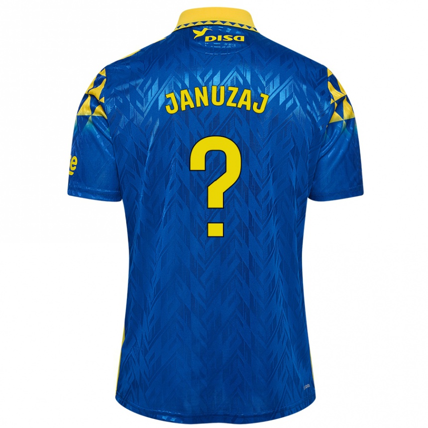 Vaikiškas Adnan Januzaj #0 Mėlyna Geltona Išvykos Marškinėliai 2024/25 T-Shirt