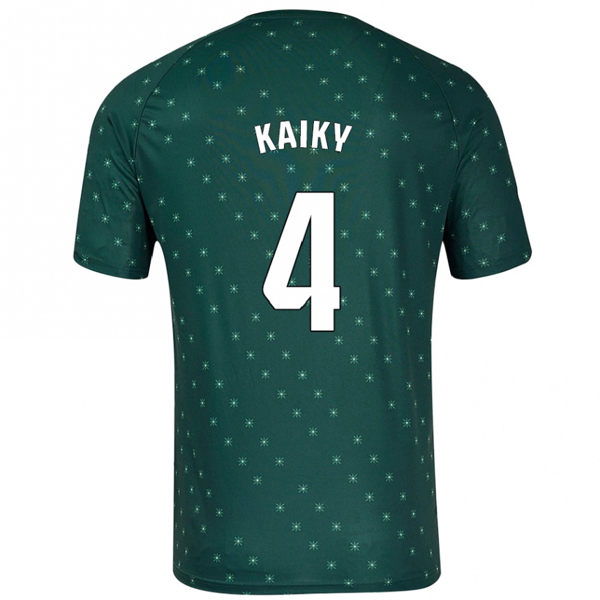 Vaikiškas Kaiky #4 Tamsiai Žalia Išvykos Marškinėliai 2024/25 T-Shirt