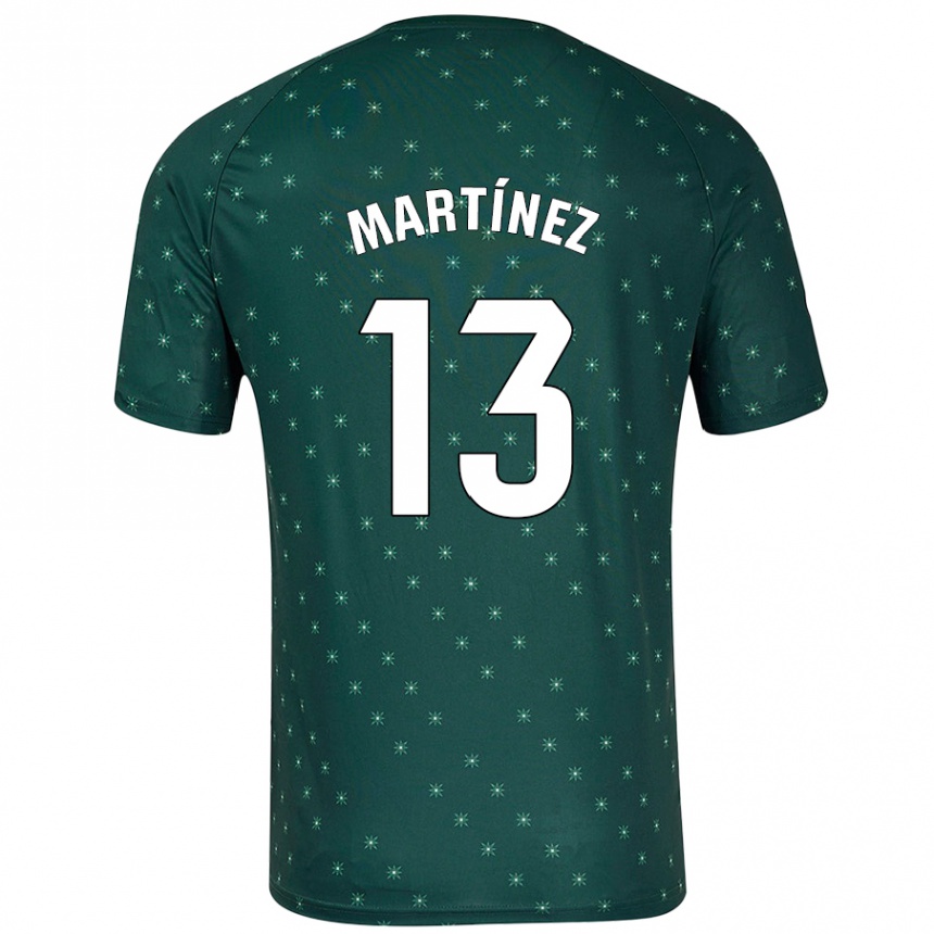 Vaikiškas Fernando Martínez #13 Tamsiai Žalia Išvykos Marškinėliai 2024/25 T-Shirt