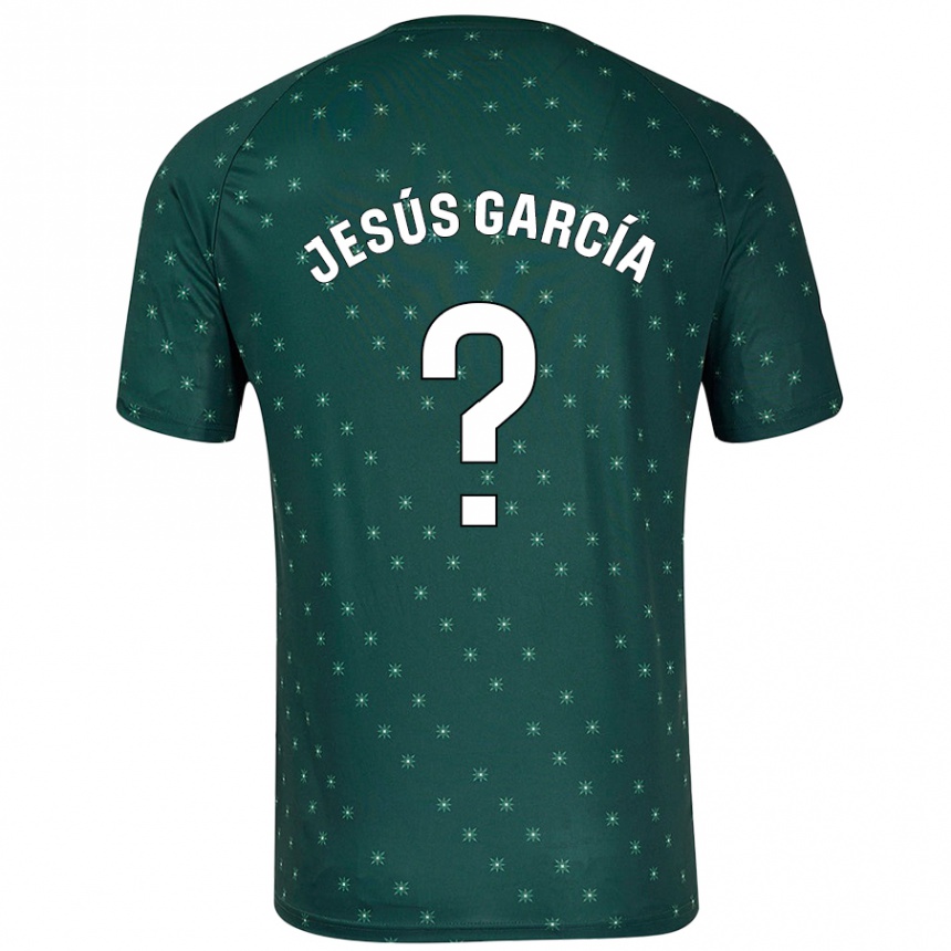 Vaikiškas Jesús García #0 Tamsiai Žalia Išvykos Marškinėliai 2024/25 T-Shirt