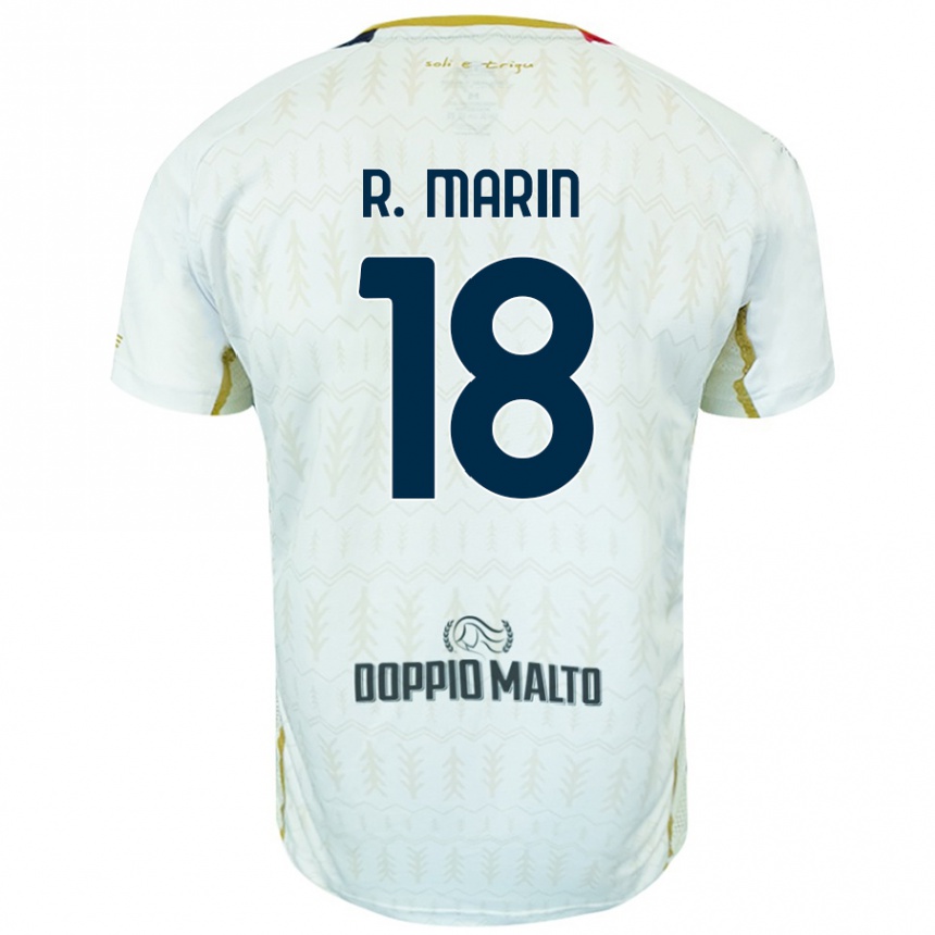 Vaikiškas Răzvan Marin #18 Baltas Išvykos Marškinėliai 2024/25 T-Shirt