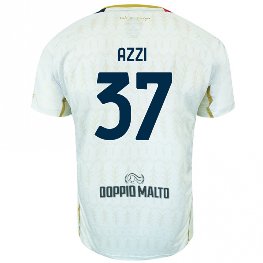 Vaikiškas Paulo Azzi #37 Baltas Išvykos Marškinėliai 2024/25 T-Shirt