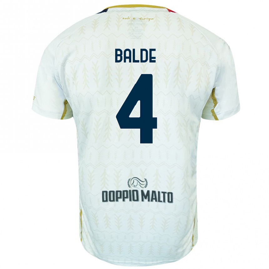 Vaikiškas Mamadou Balde #4 Baltas Išvykos Marškinėliai 2024/25 T-Shirt