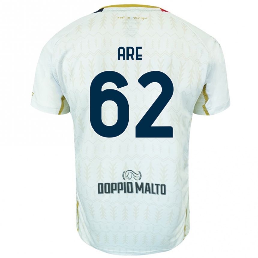 Vaikiškas Emmanuele Are #62 Baltas Išvykos Marškinėliai 2024/25 T-Shirt