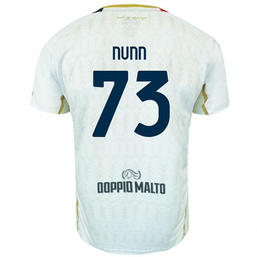 Vaikiškas Jack Nunn #73 Baltas Išvykos Marškinėliai 2024/25 T-Shirt