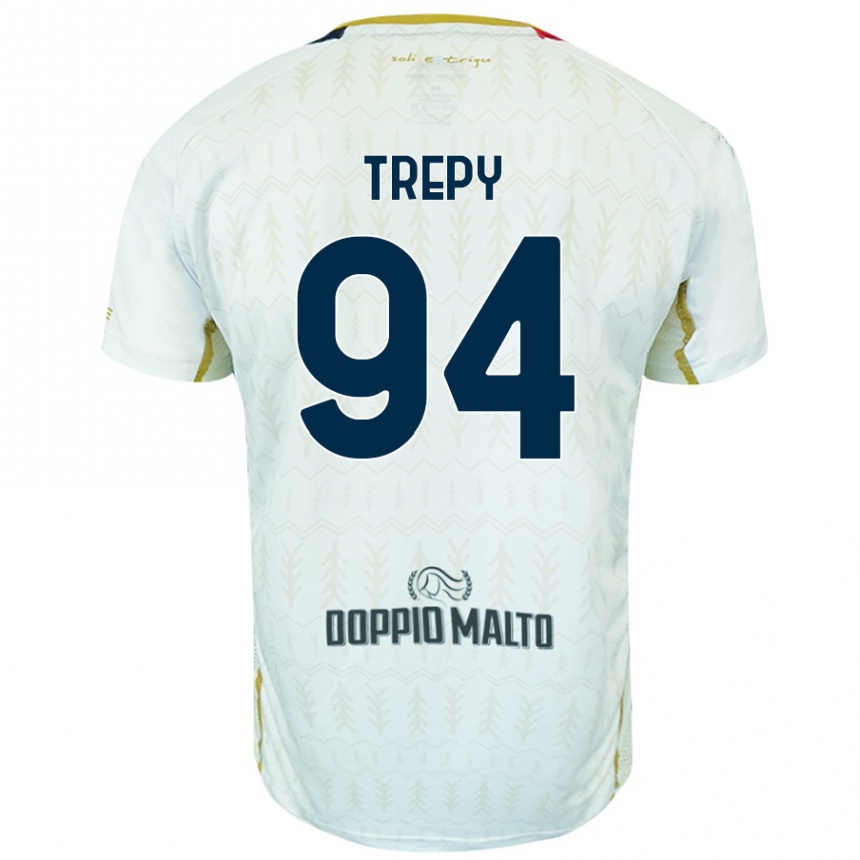 Vaikiškas Yael Trepy #94 Baltas Išvykos Marškinėliai 2024/25 T-Shirt