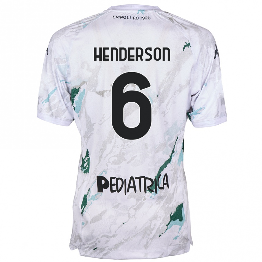 Vaikiškas Liam Henderson #6 Pilka Išvykos Marškinėliai 2024/25 T-Shirt