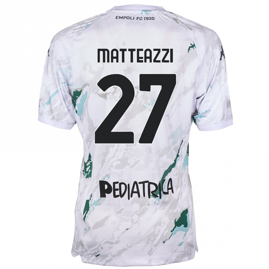 Vaikiškas Ernesto Matteazzi #27 Pilka Išvykos Marškinėliai 2024/25 T-Shirt