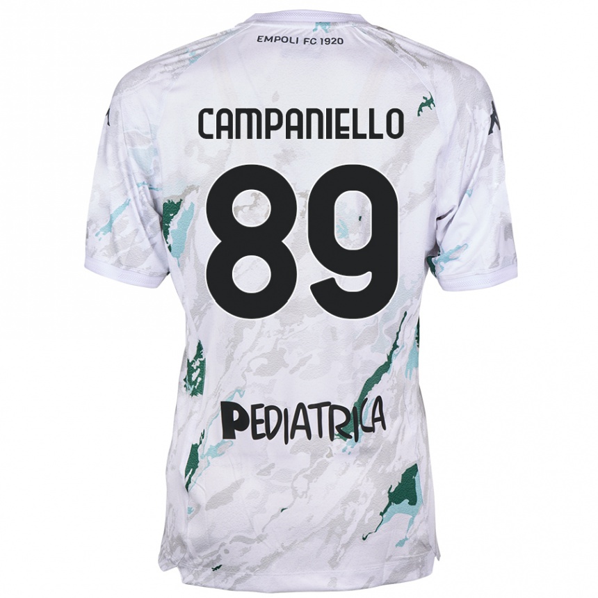 Vaikiškas Thomas Campaniello #89 Pilka Išvykos Marškinėliai 2024/25 T-Shirt