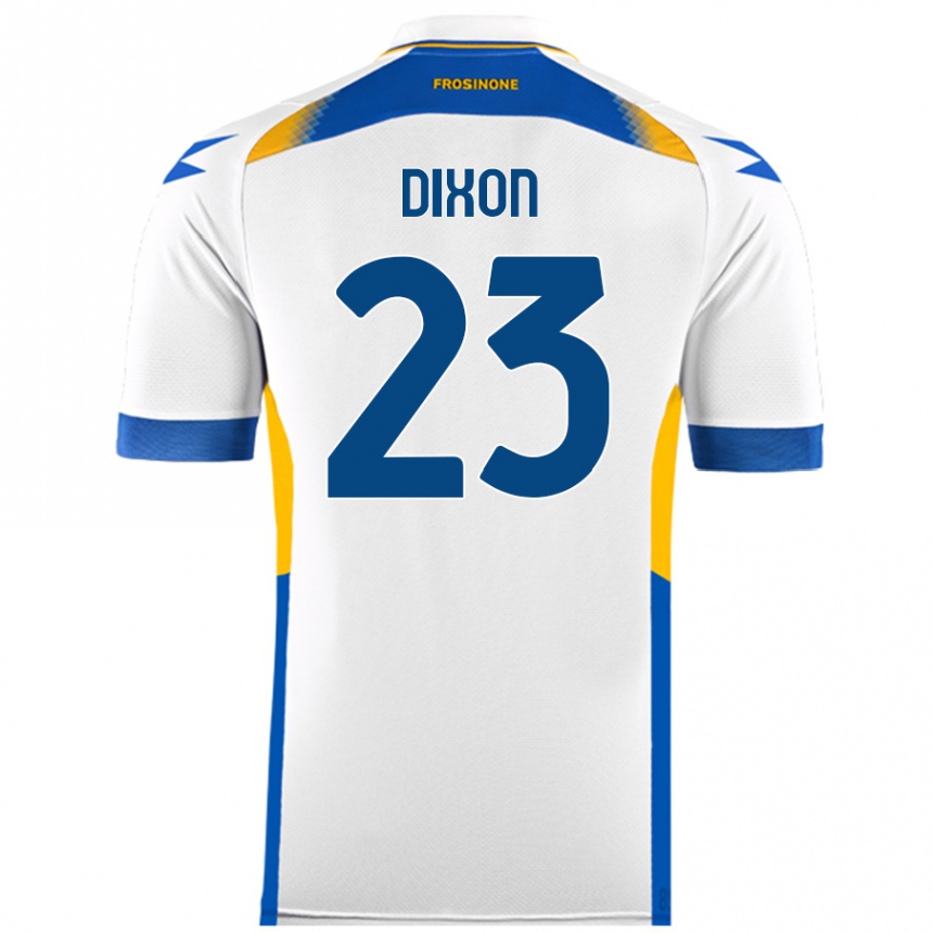 Vaikiškas Damar Dixon #23 Baltas Išvykos Marškinėliai 2024/25 T-Shirt