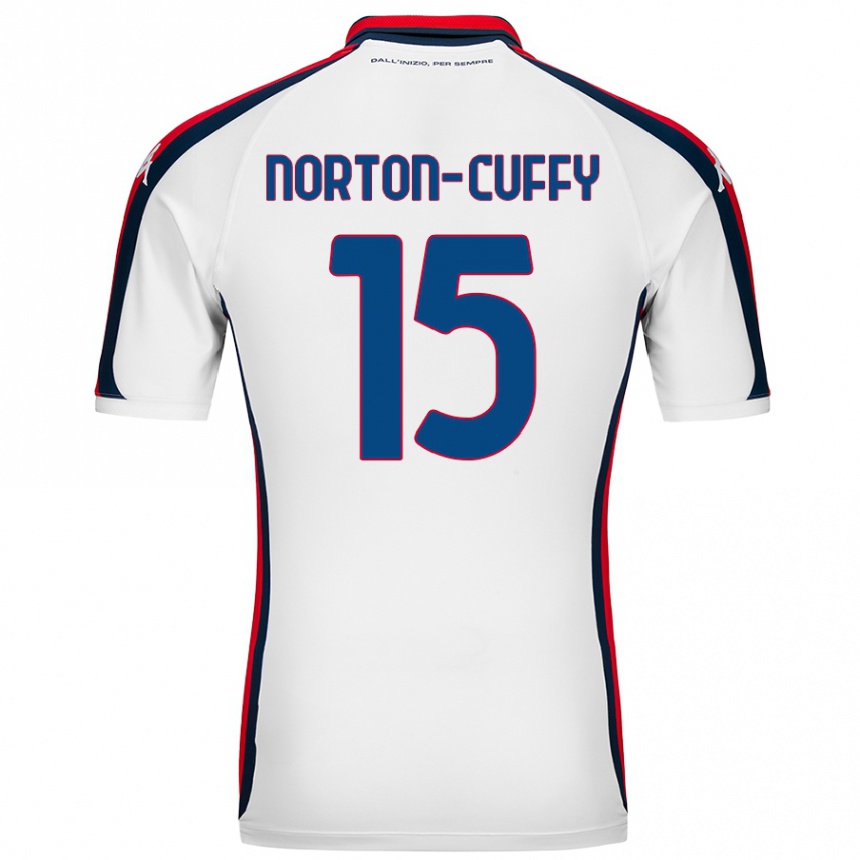 Vaikiškas Brooke Norton-Cuffy #15 Baltas Išvykos Marškinėliai 2024/25 T-Shirt