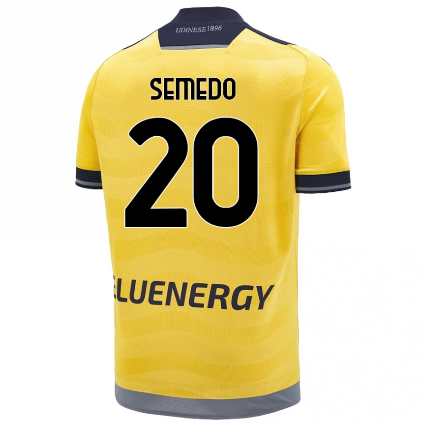 Vaikiškas Vivaldo Semedo #20 Auksinis Išvykos Marškinėliai 2024/25 T-Shirt