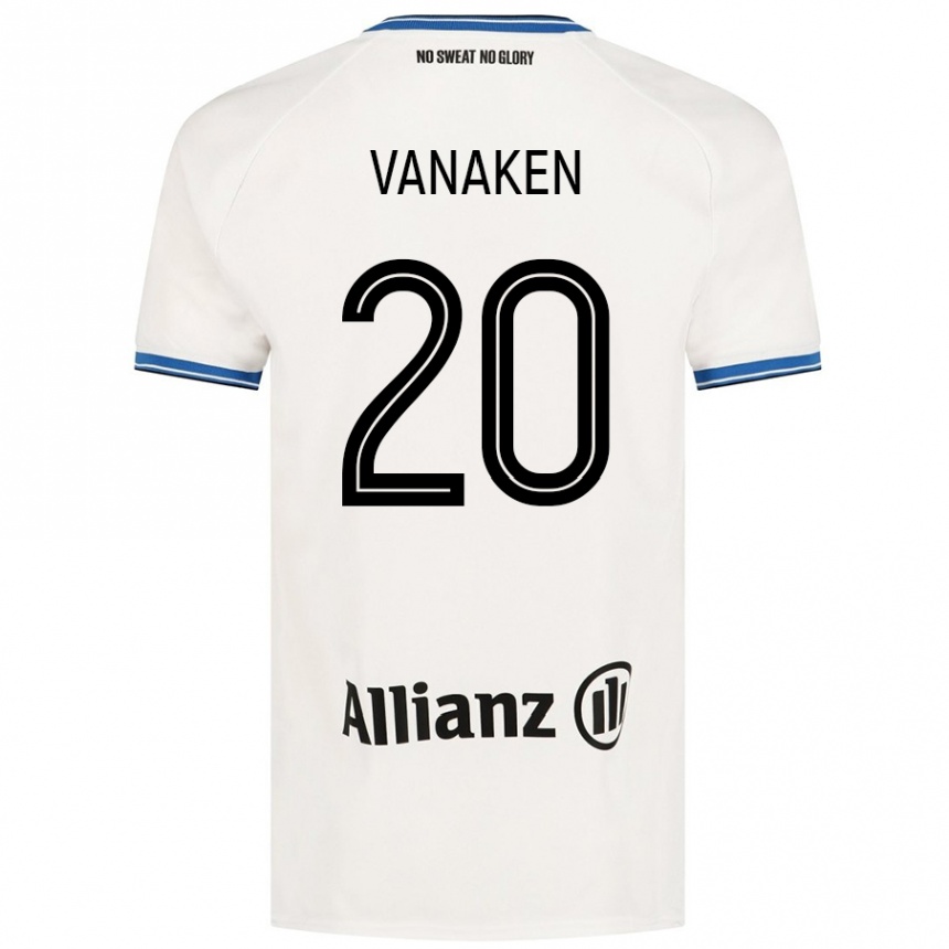 Vaikiškas Hans Vanaken #20 Baltas Išvykos Marškinėliai 2024/25 T-Shirt