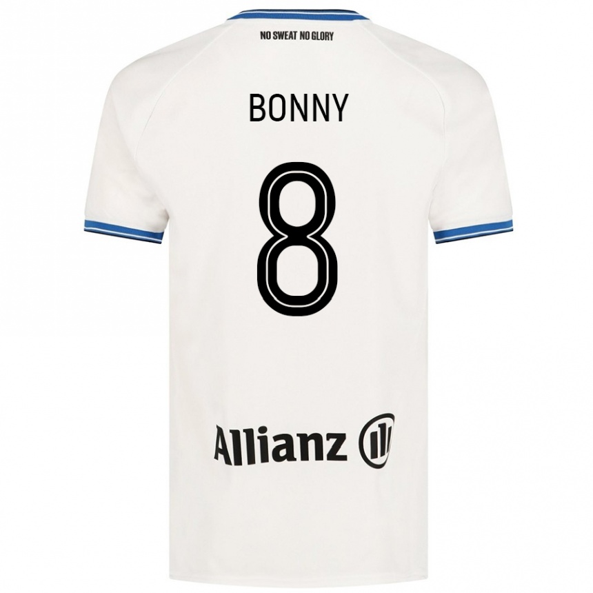 Vaikiškas Chionne Bonny #8 Baltas Išvykos Marškinėliai 2024/25 T-Shirt