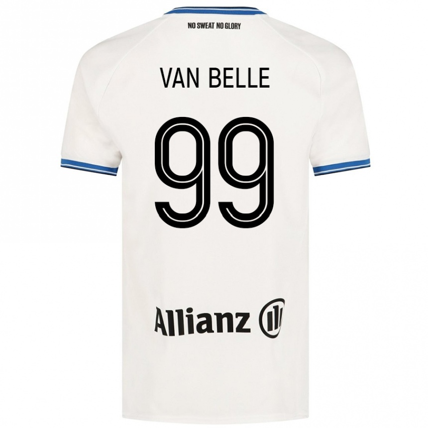 Vaikiškas Lyndsey Van Belle #99 Baltas Išvykos Marškinėliai 2024/25 T-Shirt