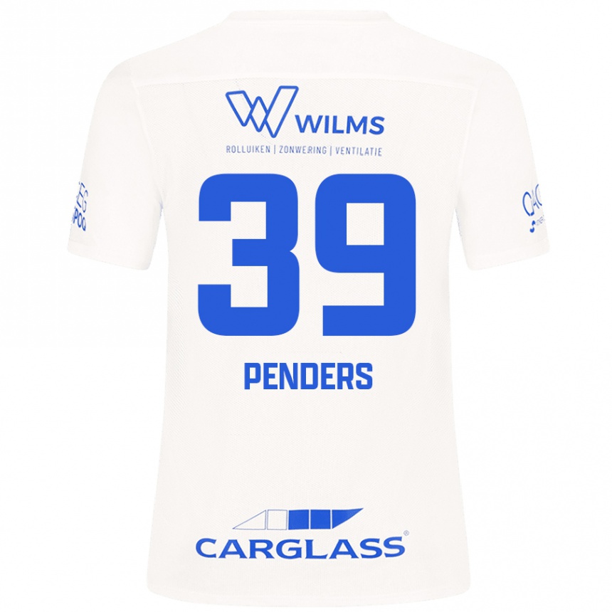 Vaikiškas Mike Penders #39 Baltas Išvykos Marškinėliai 2024/25 T-Shirt