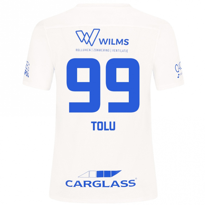 Vaikiškas Tolu Arokodare #99 Baltas Išvykos Marškinėliai 2024/25 T-Shirt