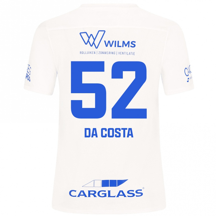 Vaikiškas Wilson Da Costa #52 Baltas Išvykos Marškinėliai 2024/25 T-Shirt