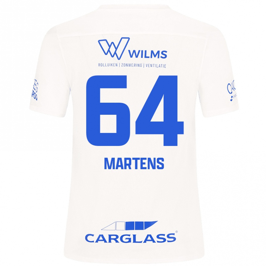 Vaikiškas Nolan Martens #64 Baltas Išvykos Marškinėliai 2024/25 T-Shirt